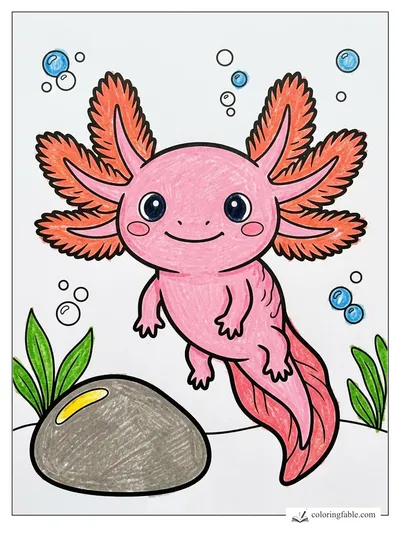 Colored example of this coloring page