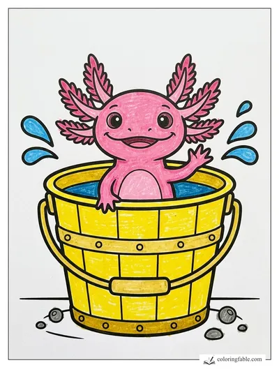 Colored example of this coloring page