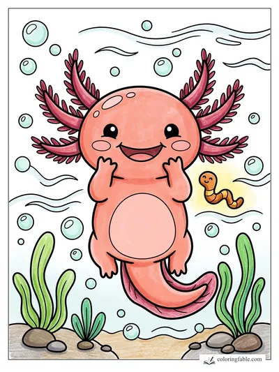 Colored example of this coloring page