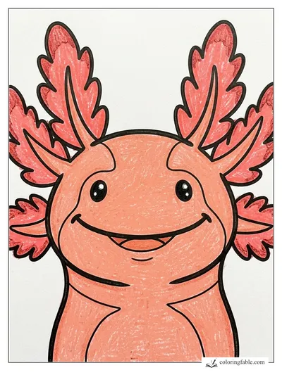 Colored example of this coloring page