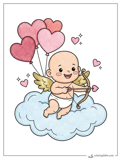 Colored example of this coloring page