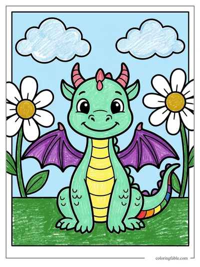 Colored example of this coloring page