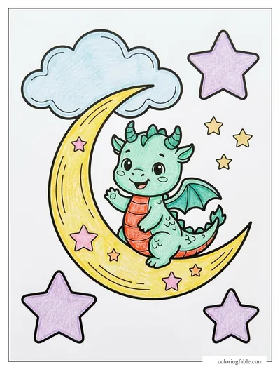 Colored example of this coloring page