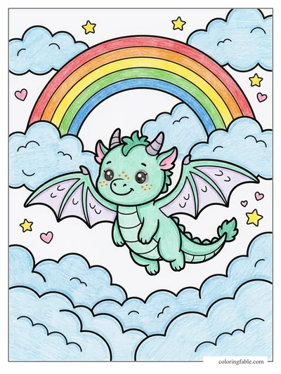 Colored example of this coloring page