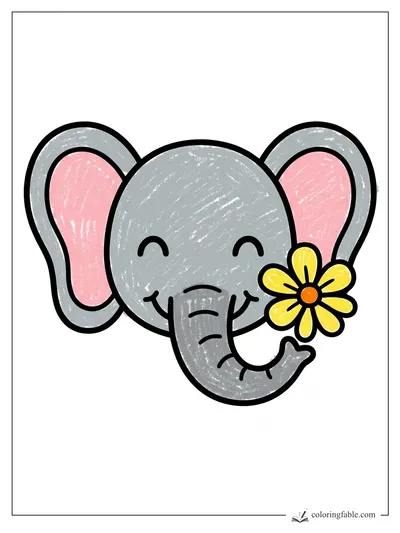 Colored example of this coloring page
