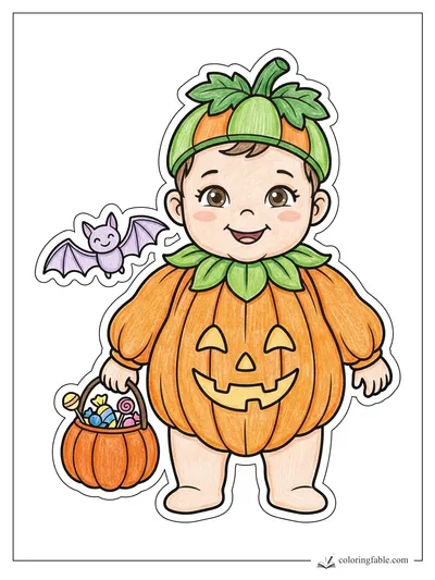 Colored example of this coloring page