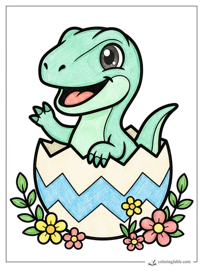 Colored example of this coloring page