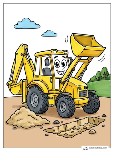Colored example of this coloring page