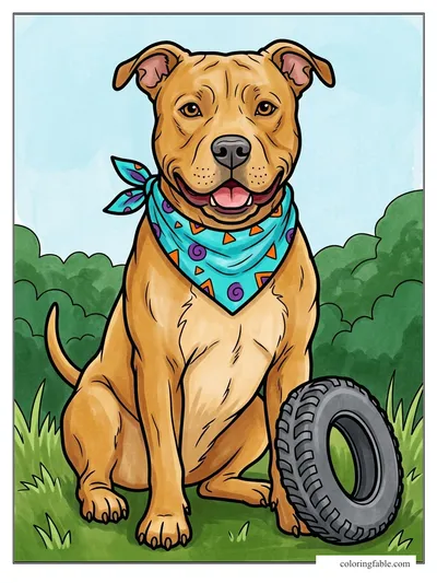 Colored example of this coloring page