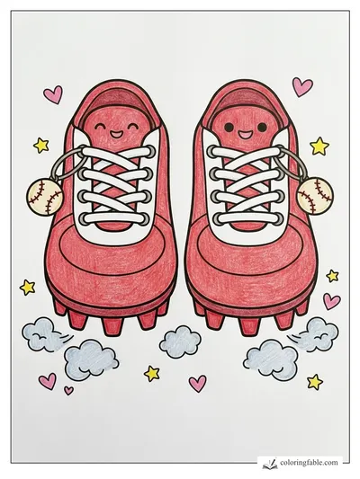 Colored example of this coloring page