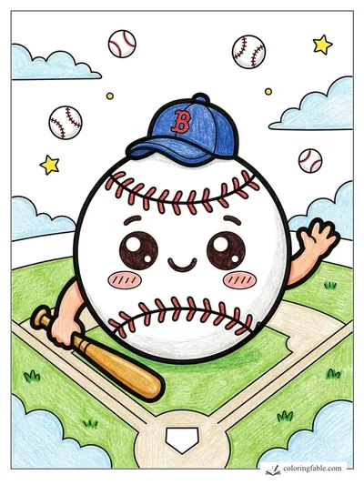 Colored example of this coloring page