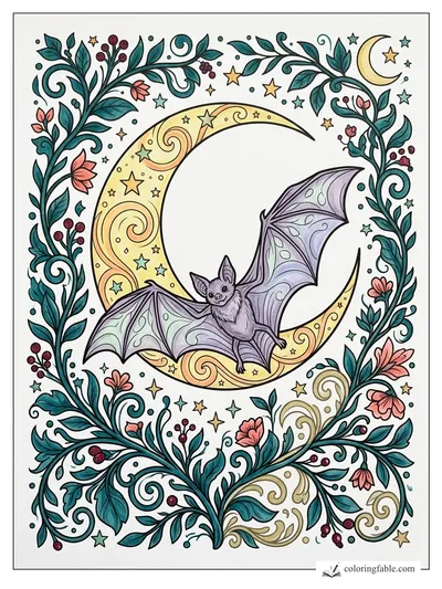 Colored example of this coloring page