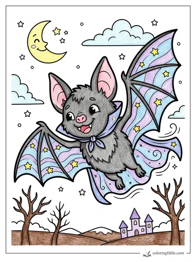 Colored example of this coloring page