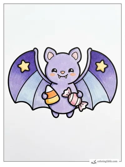 Colored example of this coloring page