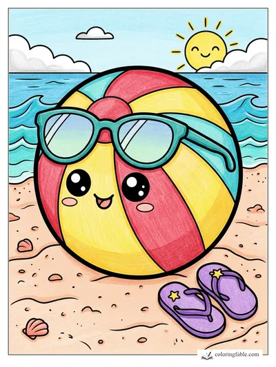 Colored example of this coloring page