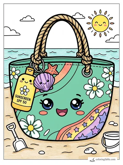 Colored example of this coloring page