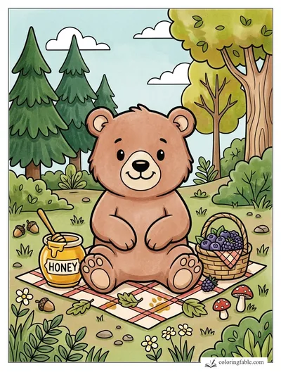 Colored example of this coloring page