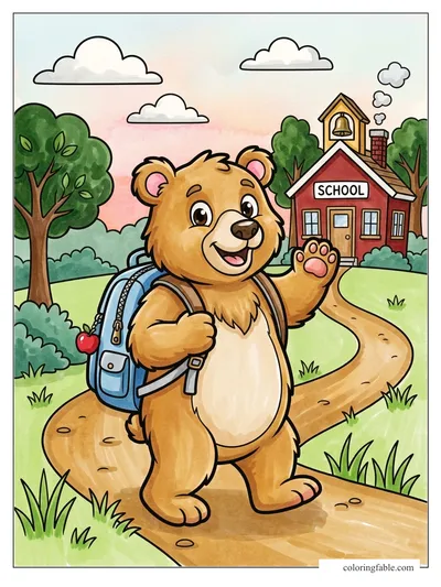 Colored example of this coloring page