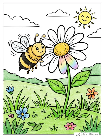 Colored example of this coloring page