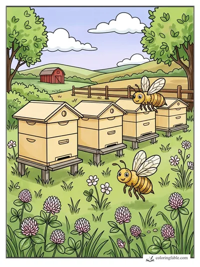 Colored example of this coloring page
