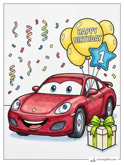 Colored example of this coloring page