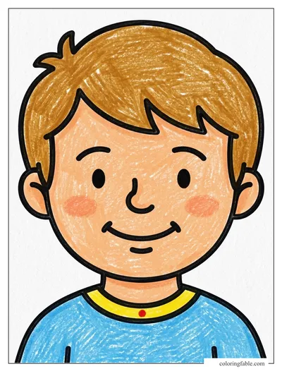 Colored example of this coloring page