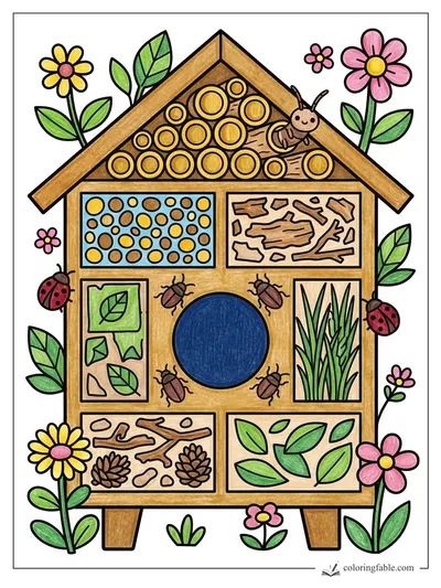 Colored example of this coloring page