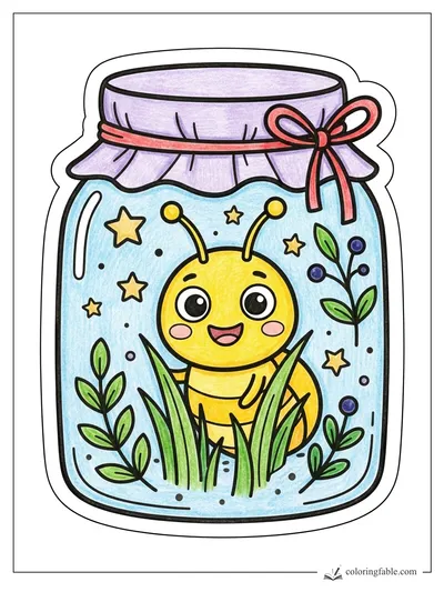 Colored example of this coloring page