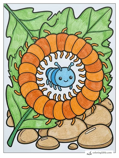 Colored example of this coloring page