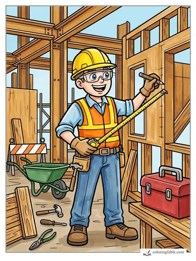 Colored example of this coloring page