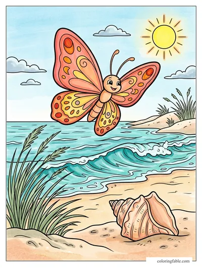 Colored example of this coloring page