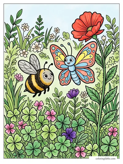 Colored example of this coloring page