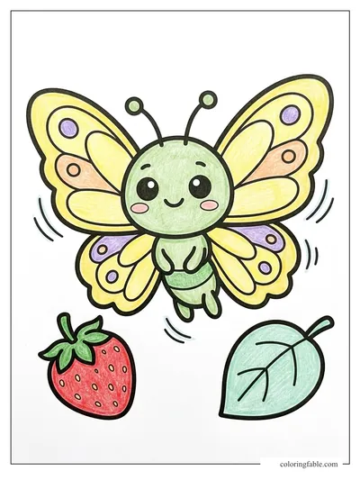 Colored example of this coloring page