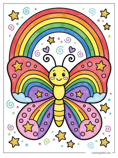 Colored example of this coloring page