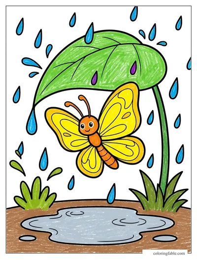 Colored example of this coloring page