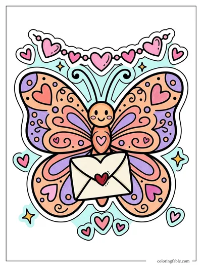 Colored example of this coloring page