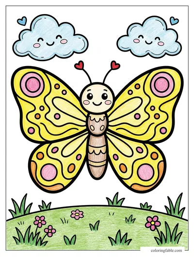Colored example of this coloring page