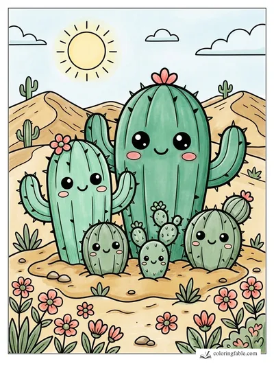 Colored example of this coloring page