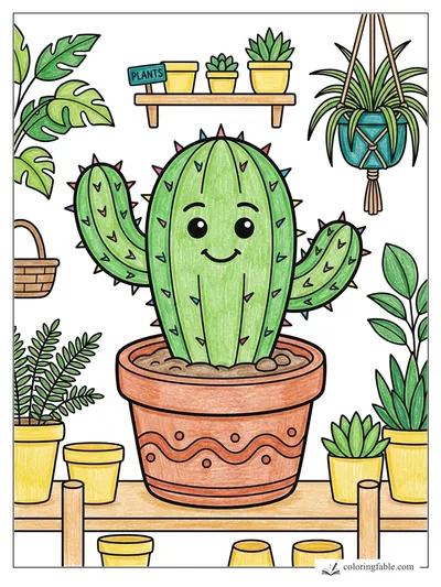 Colored example of this coloring page