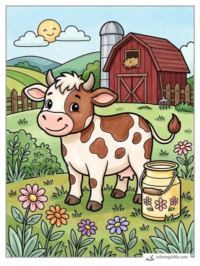 Colored example of this coloring page