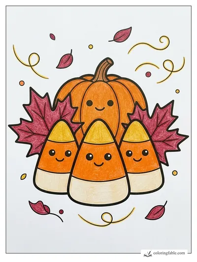 Colored example of this coloring page