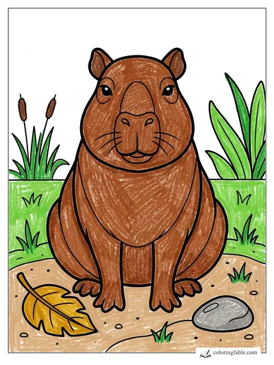 Colored example of this coloring page
