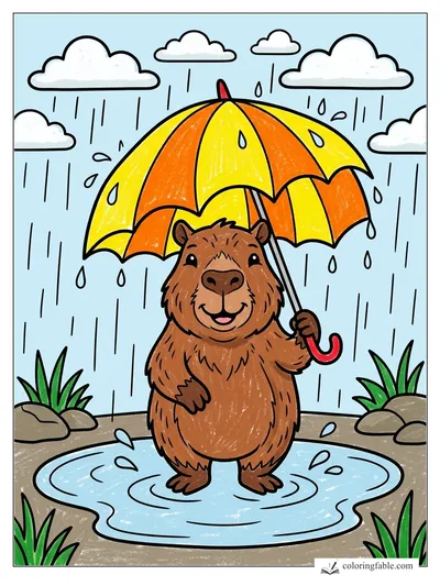 Colored example of this coloring page