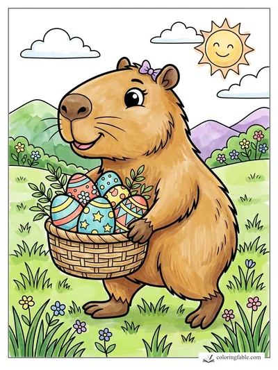 Colored example of this coloring page