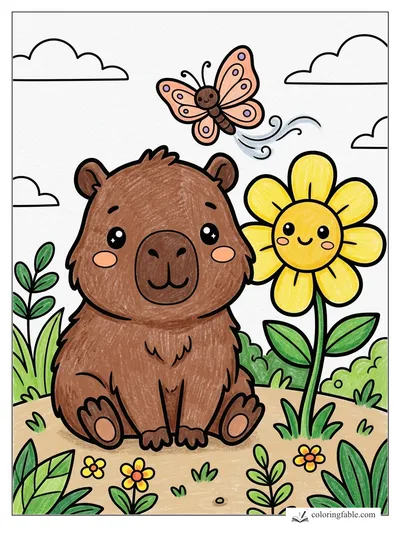 Colored example of this coloring page