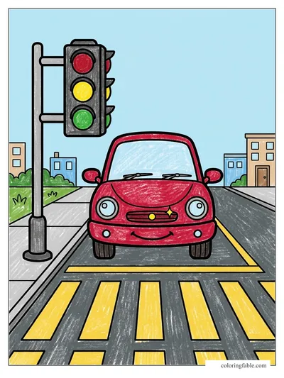 Colored example of this coloring page