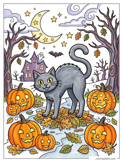 Colored example of this coloring page