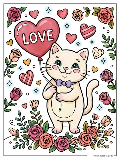 Colored example of this coloring page