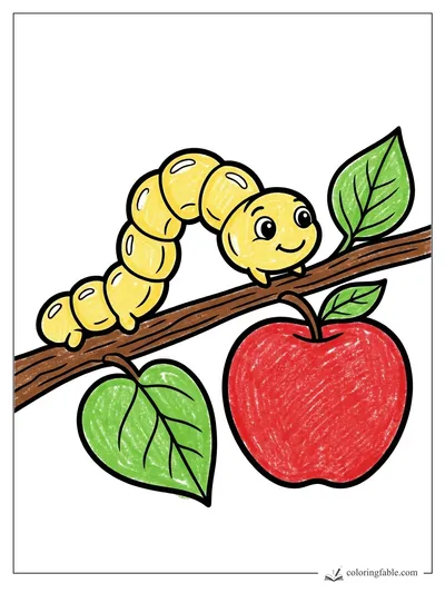 Colored example of this coloring page
