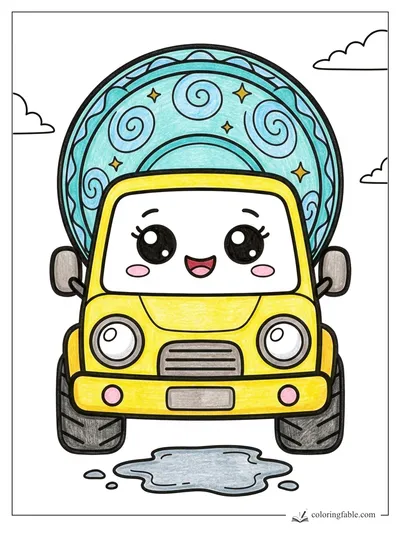 Colored example of this coloring page